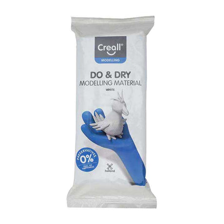 Creall do pasta da modellare secca bianca senza conservanti, 1000gr.