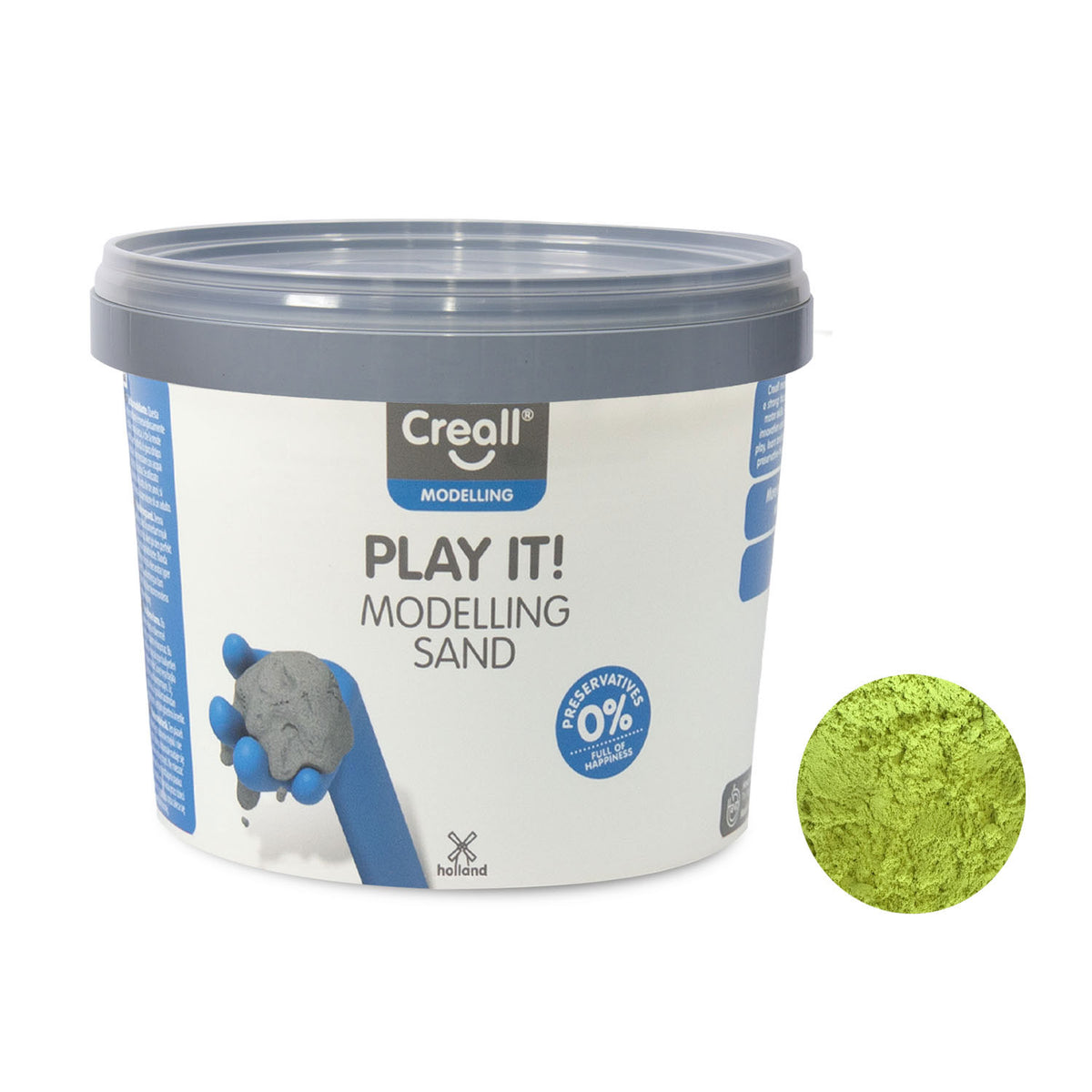 Creall play it play giallo sabbia, 750gr.