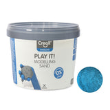 Creall play it play blu sabbia, 750gr.