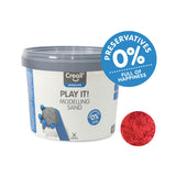 Creall play it play rosso sabbia, 750gr.