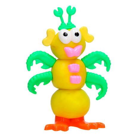 Accessori in argilla Creall personaggi divertenti, 130 pz