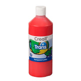 Creal di vernice trasparente rossa, 500 ml