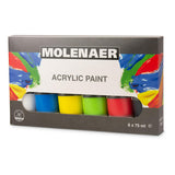 Vernice acrilica Molenaer, 6x75ml