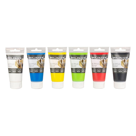 Vernice acrilica Molenaer, 6x75ml