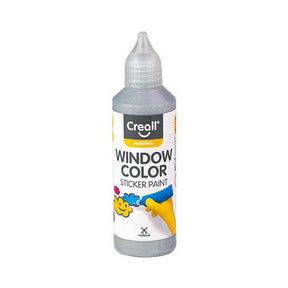 Vernice per finestre Creall argento - 80 ml