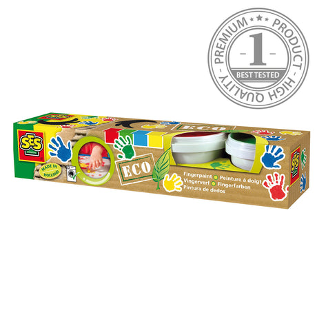 Ses eco pittura a dita, 4 colori