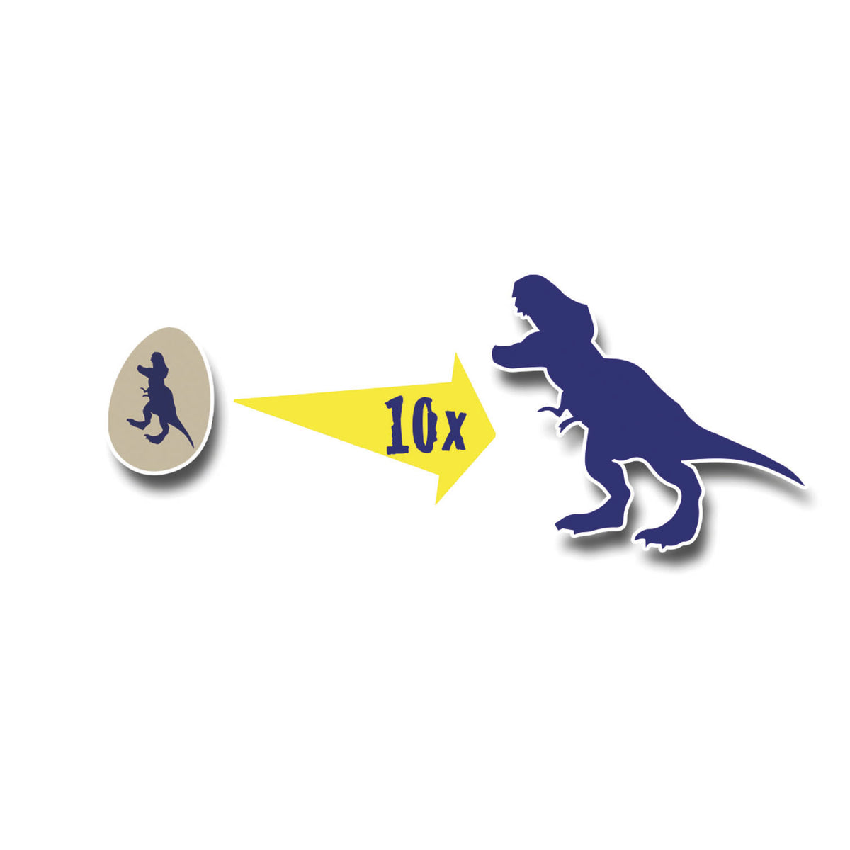La sua creatività ha schiuso il dinosauro