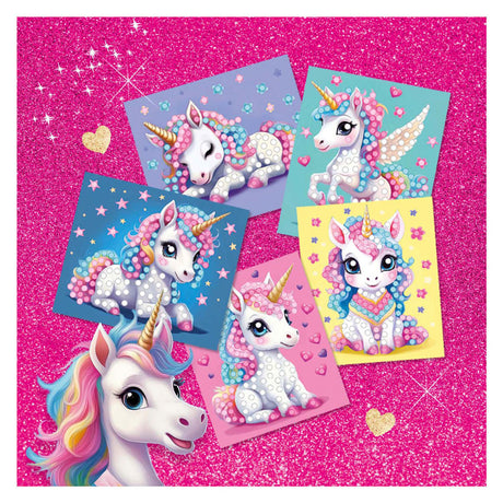 Pittura diamante ses creative ses - unicorno