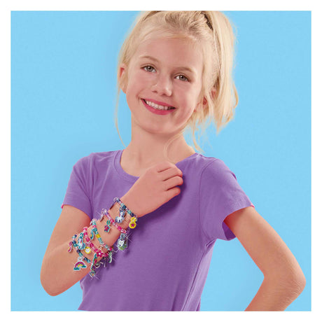 Braccialetti adesivi con glitter gonfi