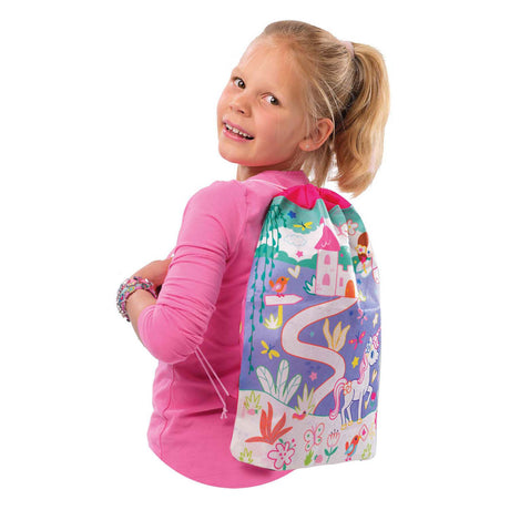 Borsa attività Ses creative 02401 - creare braccialetti - colorare - adesivi - creare in viaggio - decorare la propria borsa