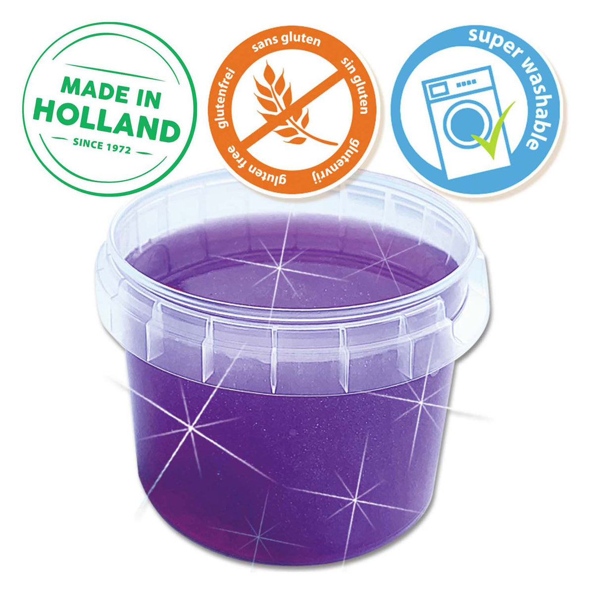 Ses slime - glitter viola 140g