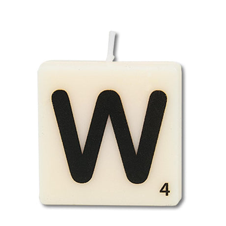 Paperdreams candela con lettere lettera w, set da 4