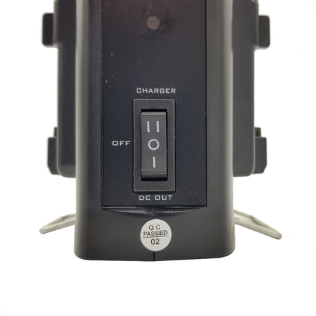 Caricabatterie doppio Rolux rl-2ks per batteria con attacco a V
