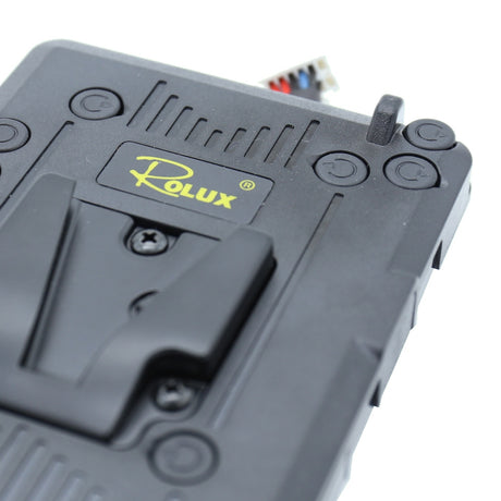 Piastra batteria Rolux V-Mount rl-bmg per Black Magic Ursa