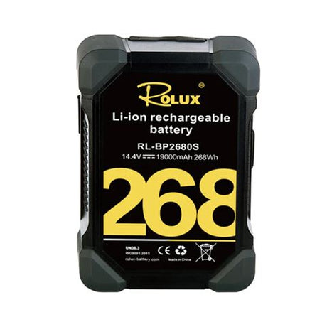 Batteria Rolux intelligente con attacco a v rl-bp2680s 268wh 14,4v 19000mah