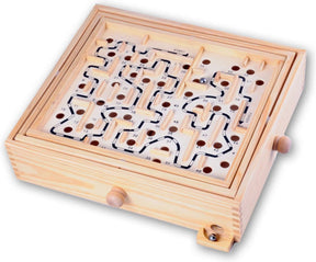 Gioco labirinto in legno Engelhart 32x28x9 cm della linea Longfield Games