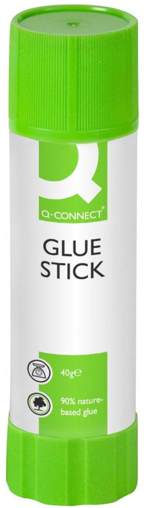 Stick adesivo Q-connect 40 g, scatola da 10 pezzi