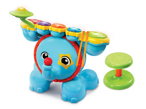 Set di batteria in pelle Vtech Rock - giocattoli educativi per bambini - suoni e giochi - strumento musicale per bambini
