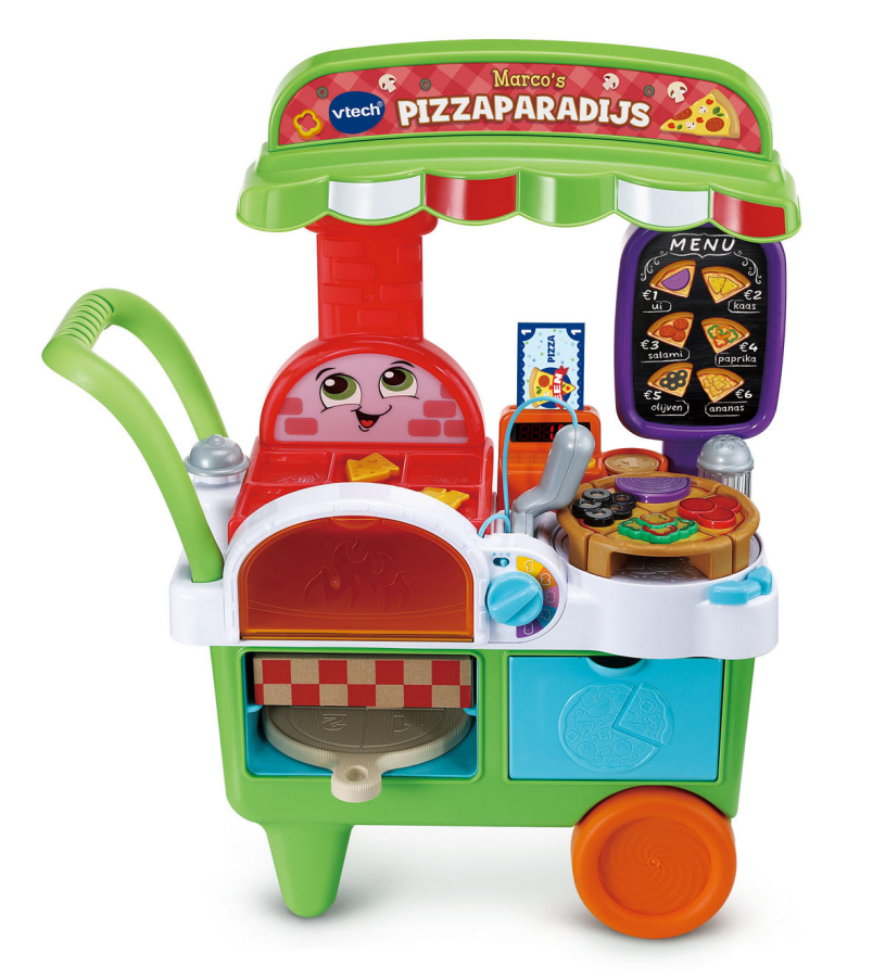 Centro attività Vtech Marco's Pizza Paradise - giocattoli da cucina - giocattoli educativi interattivi - regalo - giocattoli per bambini 3 anni