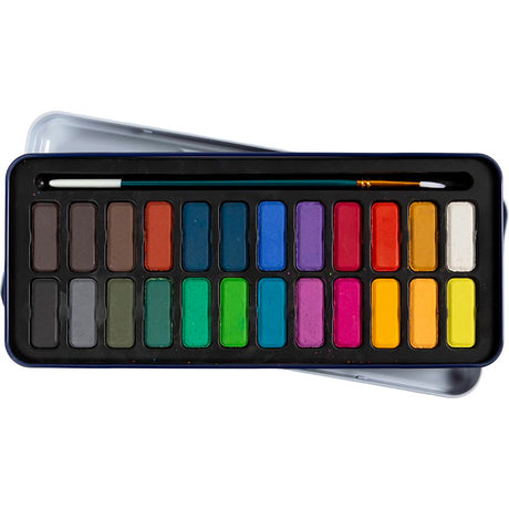 Colortime https: www.cchobby.nl set di acquerelli-dimensione-12x30-mm-vari-colori-24-colori-1-scatola