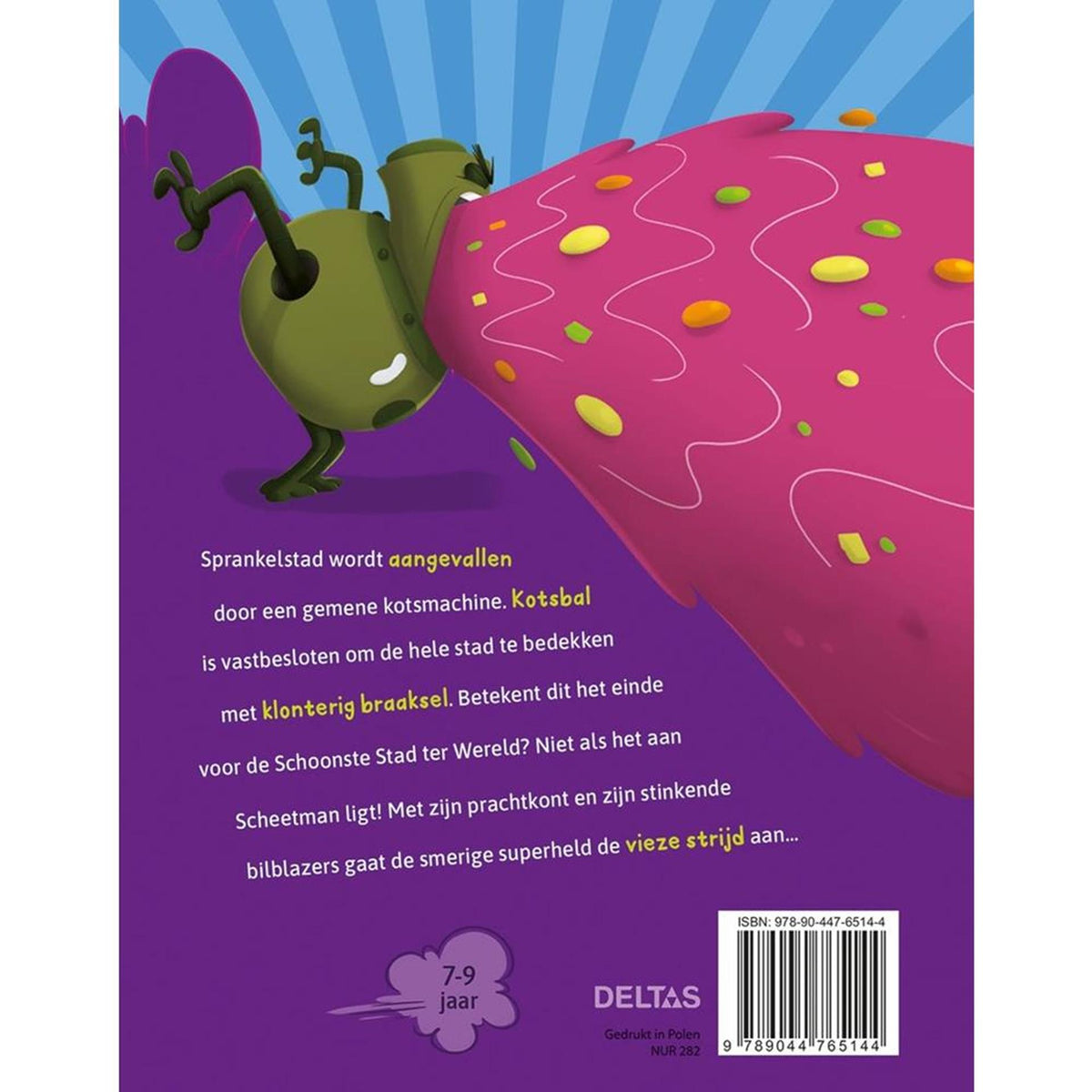 Il fartman di Delta lo risolve! il libro per bambini del grande vomito