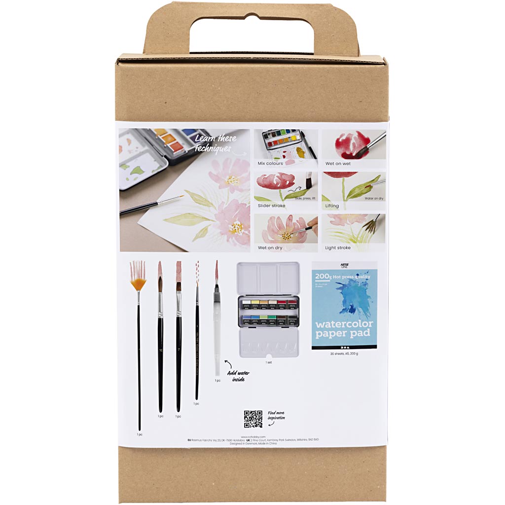 Azienda creativa https: www.cchobby.nl starter-hobbyset-aquarel-1-doos