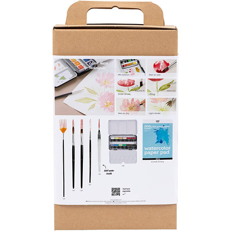 Azienda creativa https: www.cchobby.nl starter-hobbyset-aquarel-1-doos