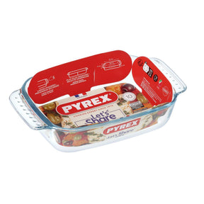 Teglia Pyrex in vetro classico 22x13 cm