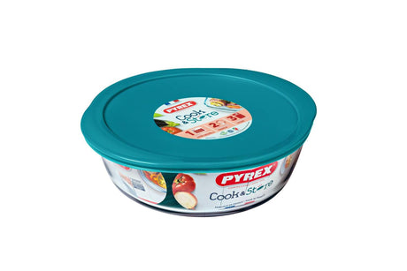 Pyrex Cook Store Piatto portaoggetti rotondo 20x18x7 cm - 1.100 ml - vetro borosilicato