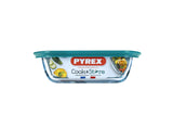 Pyrex Cook Store Piatto portaoggetti quadrato 25x22x7 cm - 2200 ml - vetro borosilicato