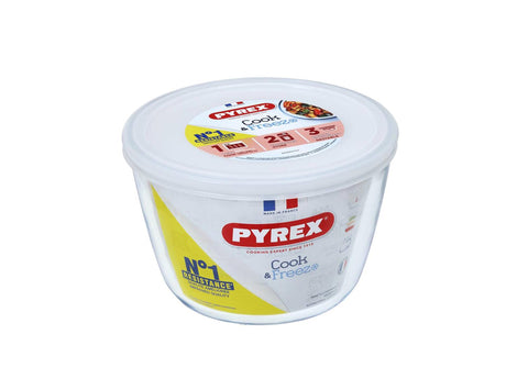 Ciotola in Pyrex rotonda, 17 x 11 cm - | cuocere il congelatore