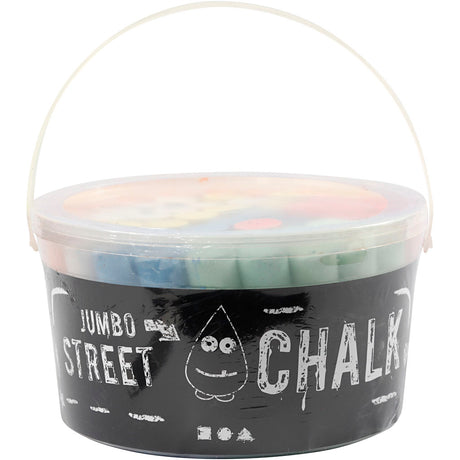 Azienda creativa https: www.cchobby.nl gesso da marciapiede-dimensione-2-5x10-5-cm-diversi-colori-50-pezzi-1-secchio