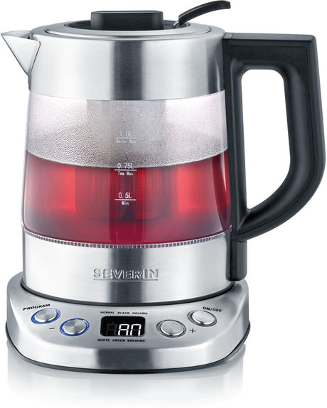 Bollitore Severin in vetro acciaio inossidabile 1l 2200w