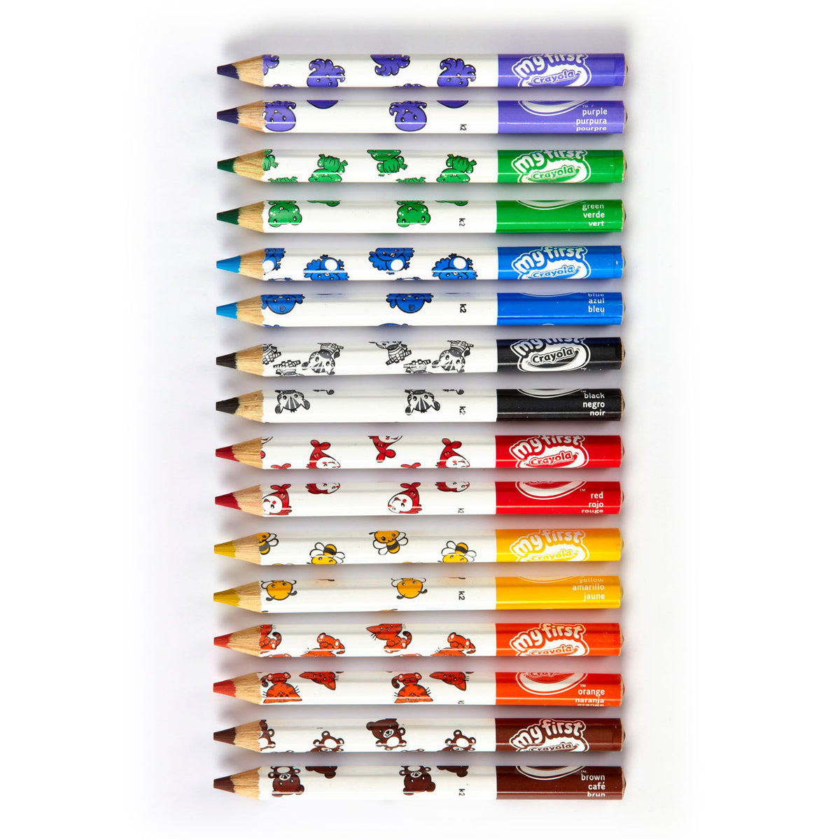 Crayola mini kids - matite colorate spesse, 8 pz.