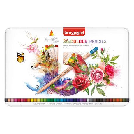 Matite colorate Bruynzeel Expression 36 pezzi per adulti