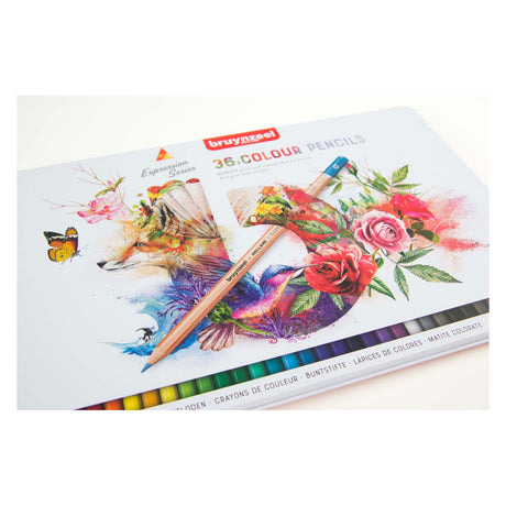 Matite colorate Bruynzeel Expression 36 pezzi per adulti