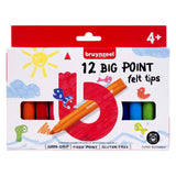 Set 12 pennarelli Bruynzeel Kids punta grande
