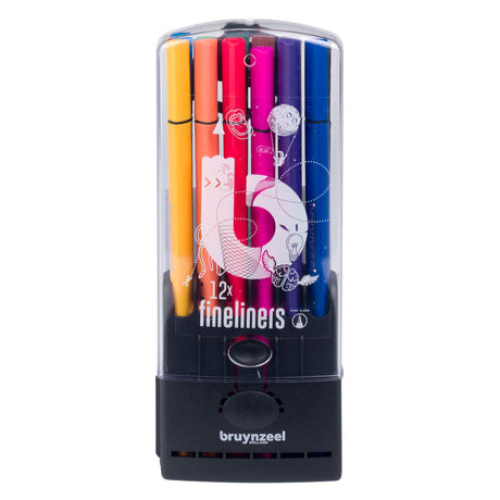 Bruynzeel Teens 12 fineliner con impugnatura triangolare