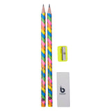 Set di matite in grafite Bruynzeel neon