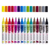 Set di pennelli Bruynzeel ecoline, 15 colori