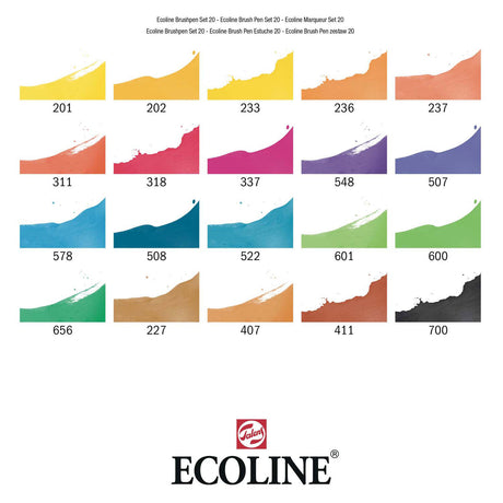 Set pennarelli Ecoline paesaggi | 20 colori