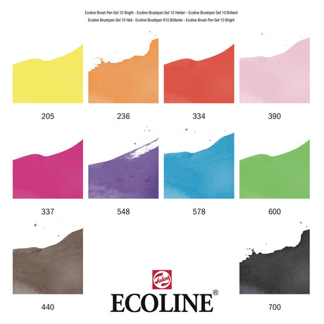 Set pennarelli Ecoline trasparenti | 10 colori