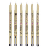 Astuccio Sakura pigma micron 05 con 6 colori base