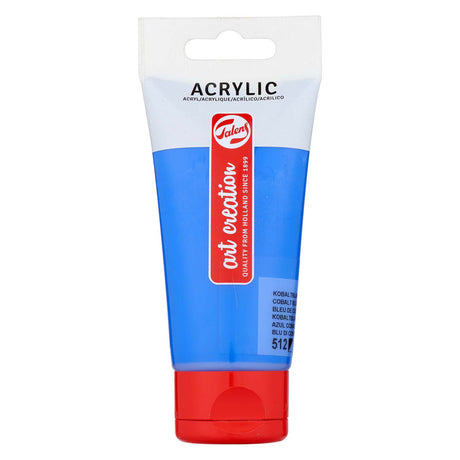 Tubo di pittura acrilica Talens Art Creation da 75 ml blu cobalto 512