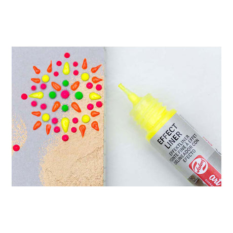 Set di rivestimenti per effetti artistici Talens 4x28 ml neon