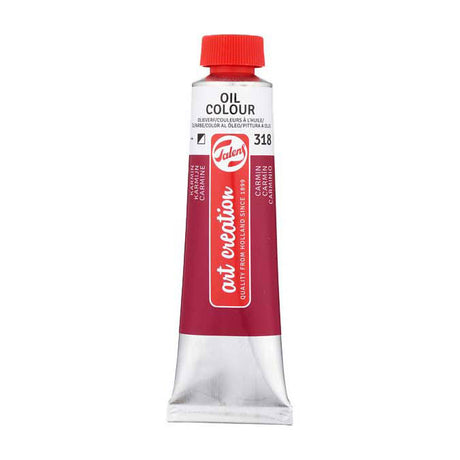 Tubo di pittura ad olio Talens Art Creation da 40 ml carminio 318