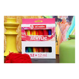 Set di colori acrilici per creazione artistica Talens, 12x12ml