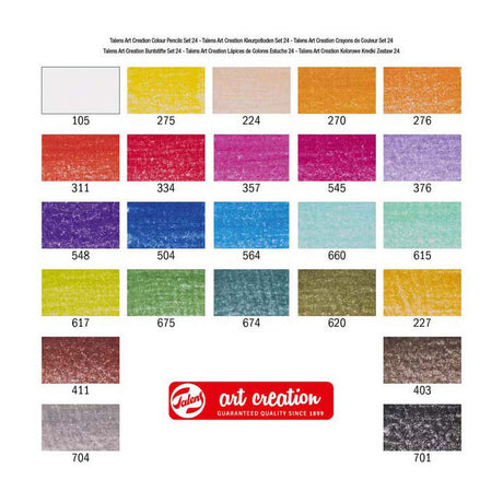 Set 24 matite colorate Talens Art Creation