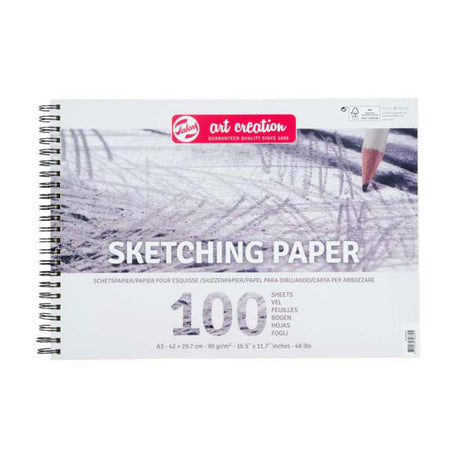 Carta da disegno per creazione artistica Talens 42x29,7 cm 90 g 100 fogli