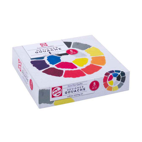 Set di miscelazione extra fine per guazzo Talens, tubi da 5x20 ml